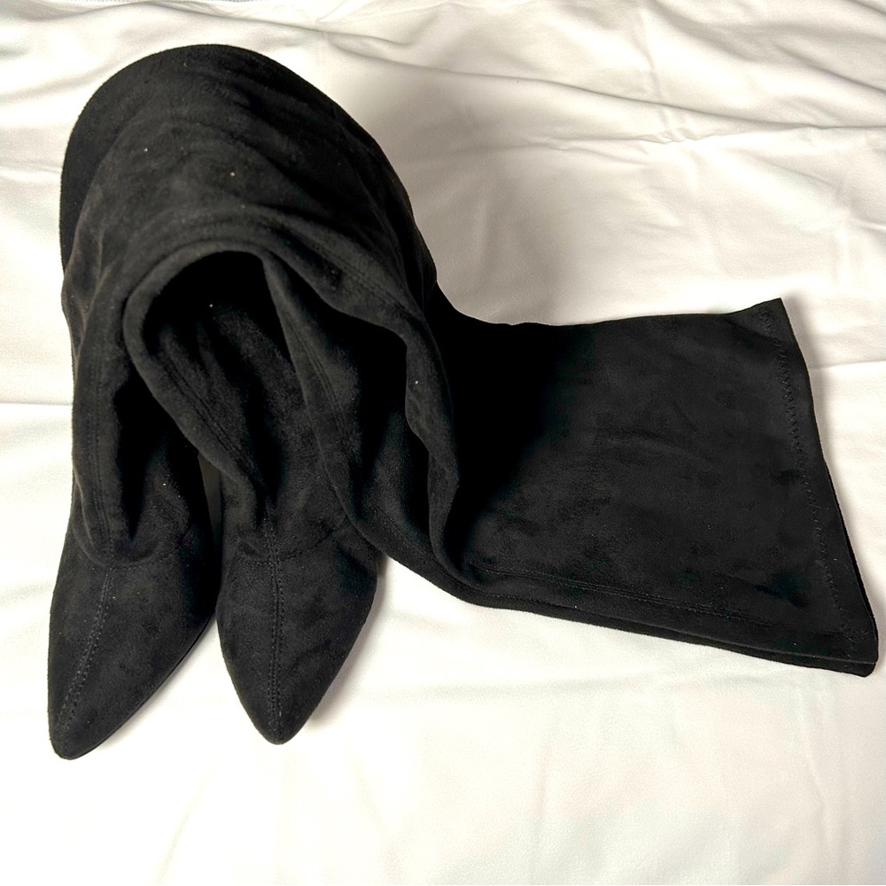 Over the Knee Boots w/ 4.5” round heels